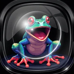 frog laughing meme