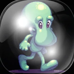 Squidward Walking