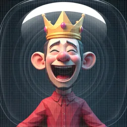 clash royale king cry