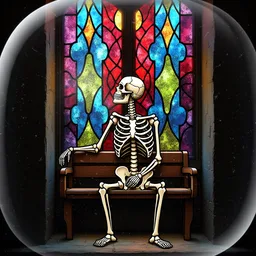 Skeleton banging