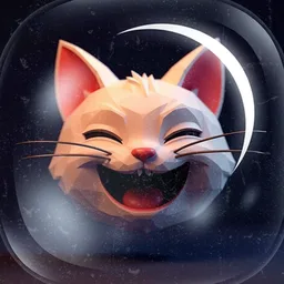 Cat laughing at you