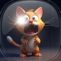 Lil kid cat scream