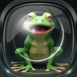 frog laughing meme