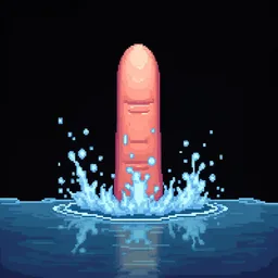 Indian under the water