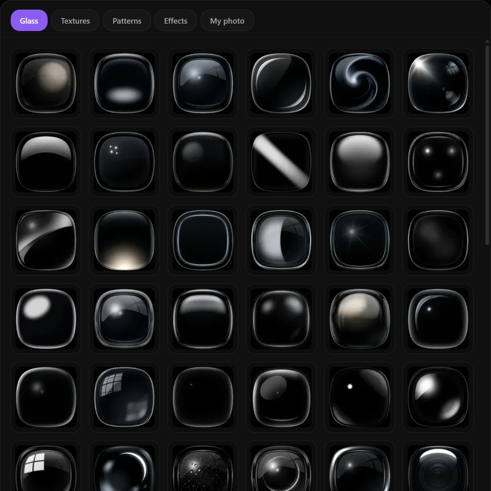 Glass — lenses & reflections