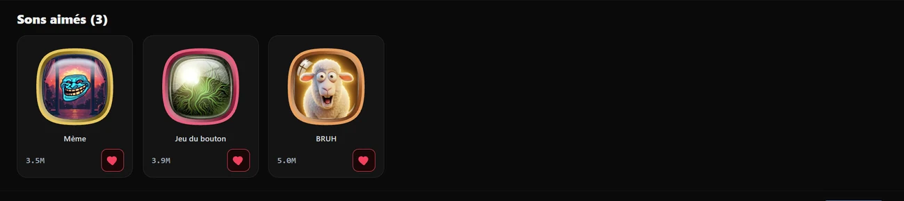 Ils s'accumulent dans ton profil