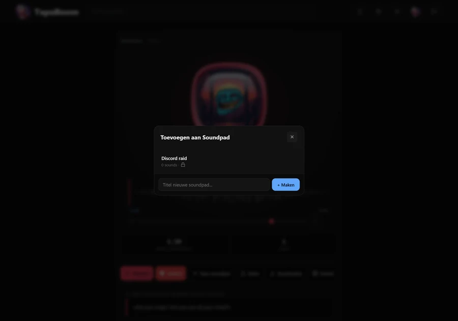 'Naar soundpad' — vanaf elke geluidspagina